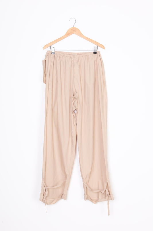 Rachel Mills Womens Beige Pants Size 14