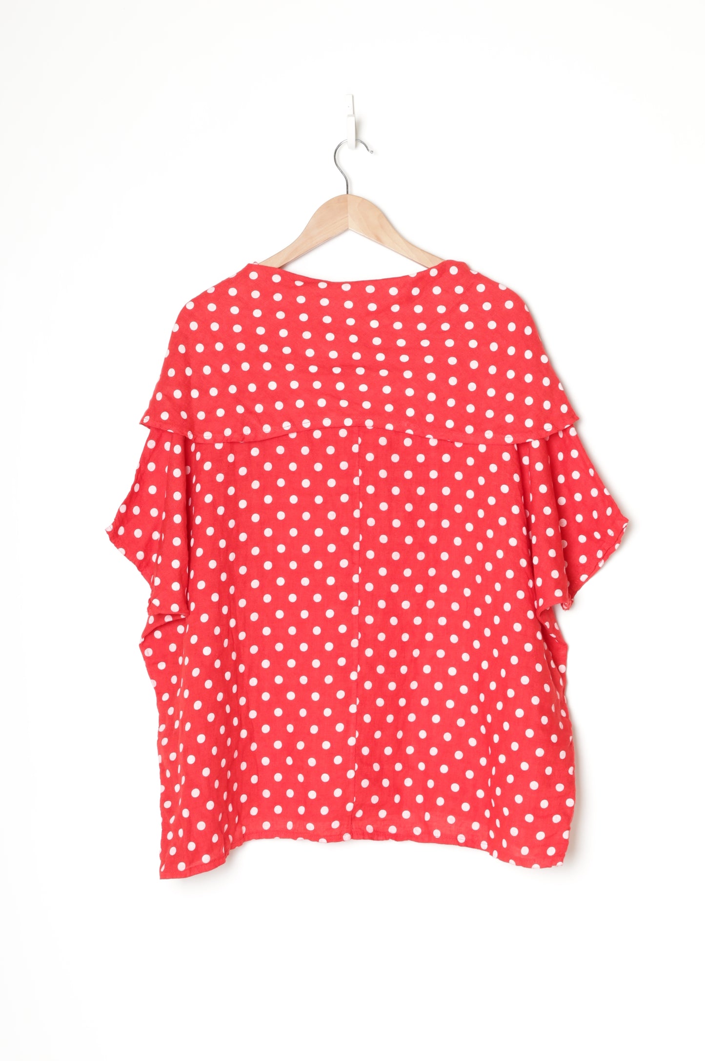 Helga May Womens Red Top Size XL