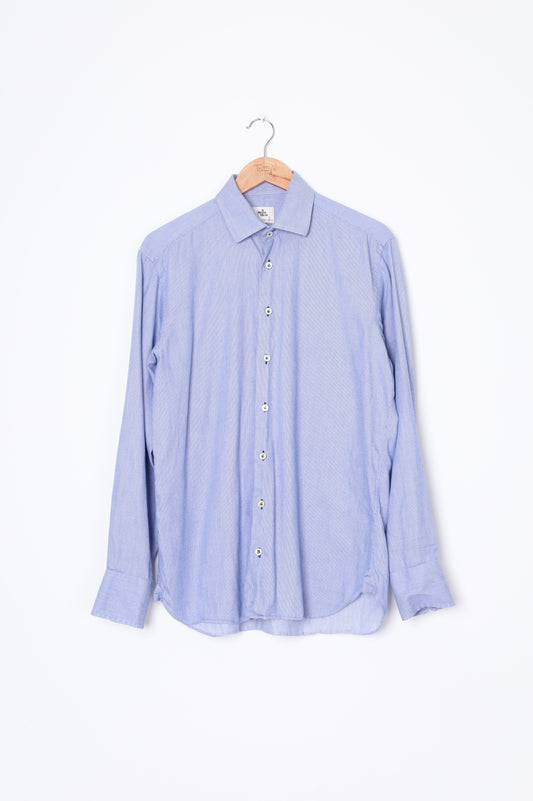 3 Wise Men Mens Blue Shirt Size 39