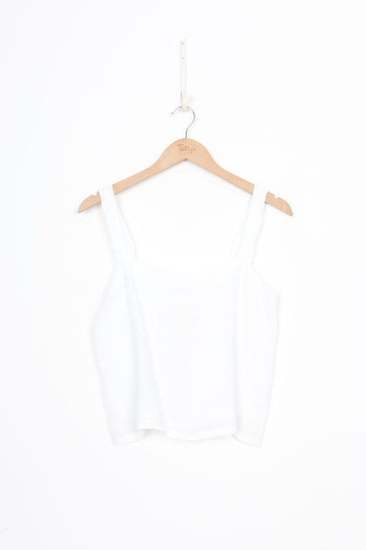 Neche Womens White Top Size XS