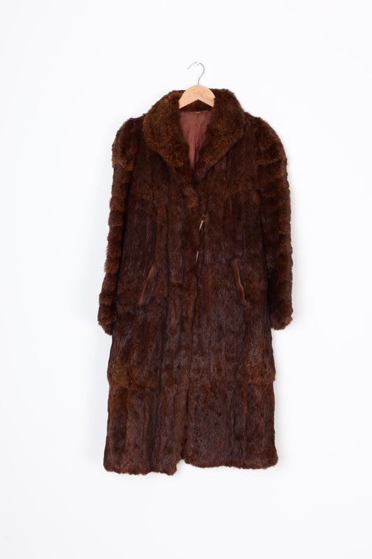 No Label Womens Brown Coat Size S