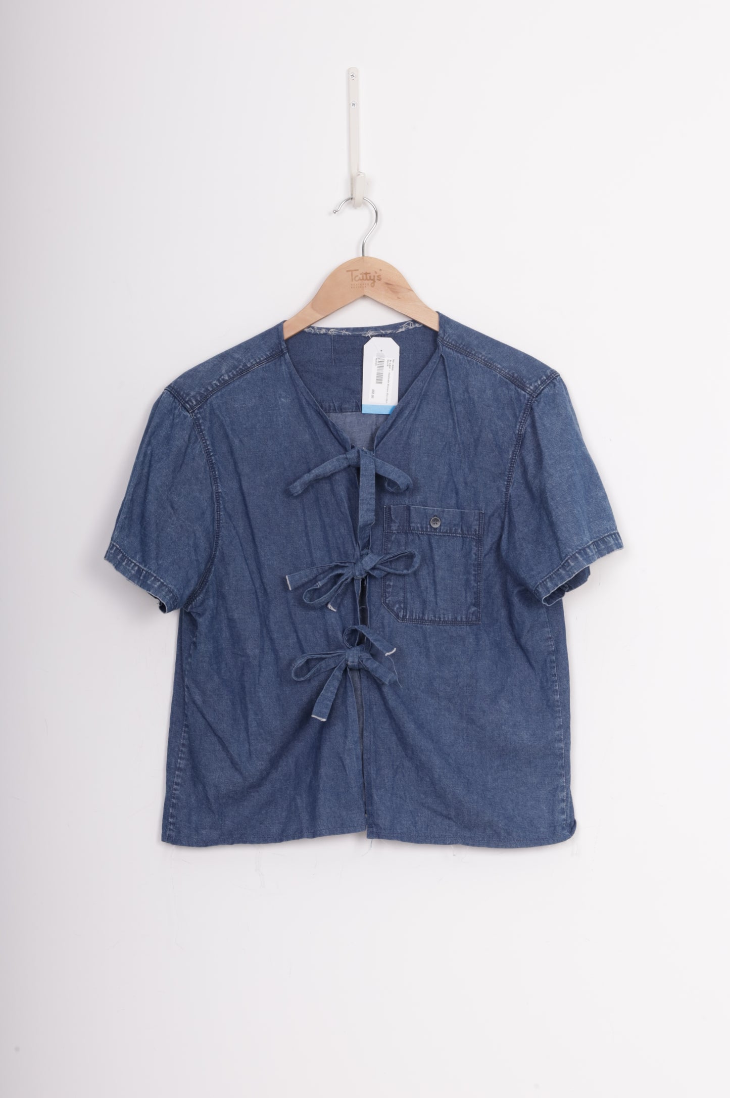 No Label - Handmade Womens Blue Shirt Size M