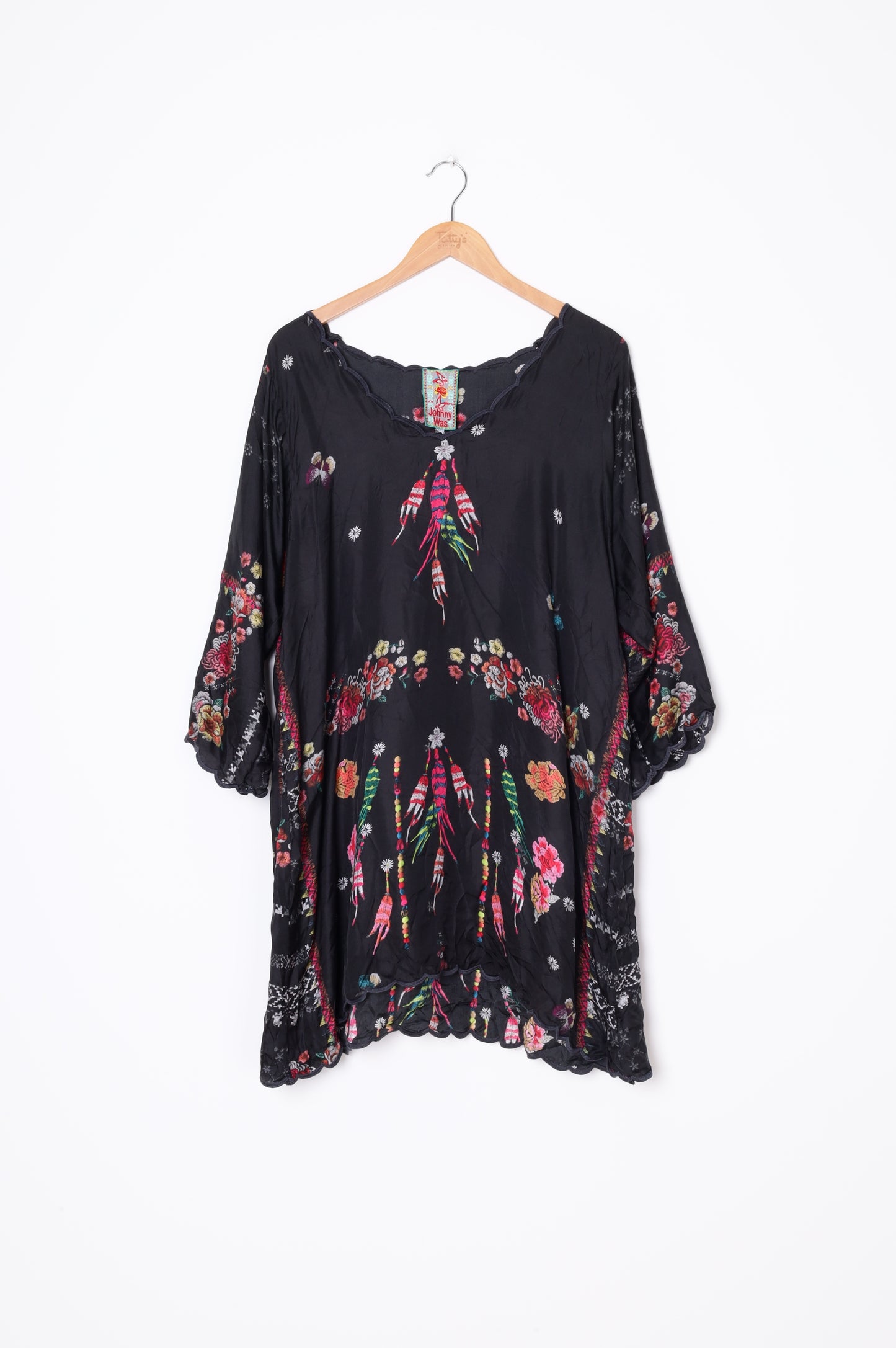 johnny was Womens Black Top Size L