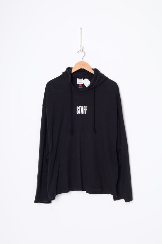 Vetements x Hanes Mens Black Sweatshirt Size M