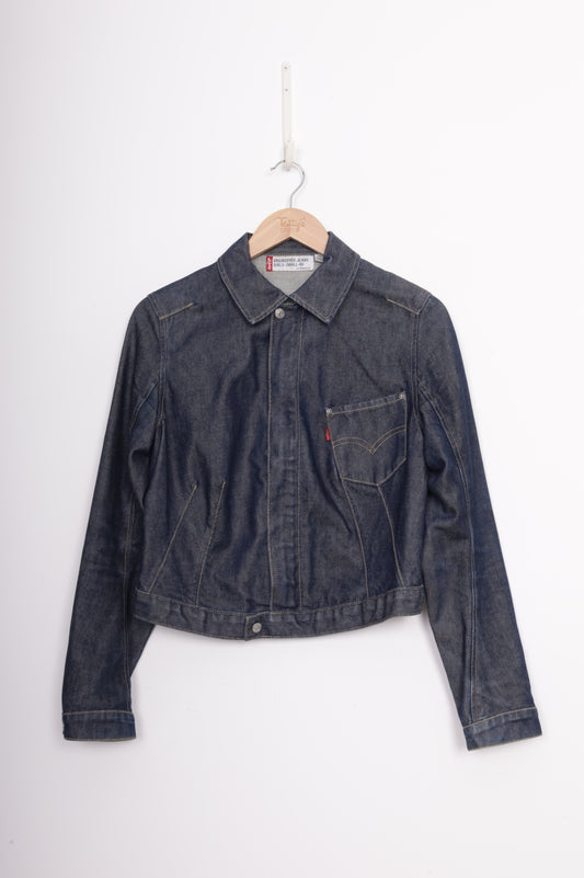 Levis Engineered Jeans Womens Blue Jacket Size S