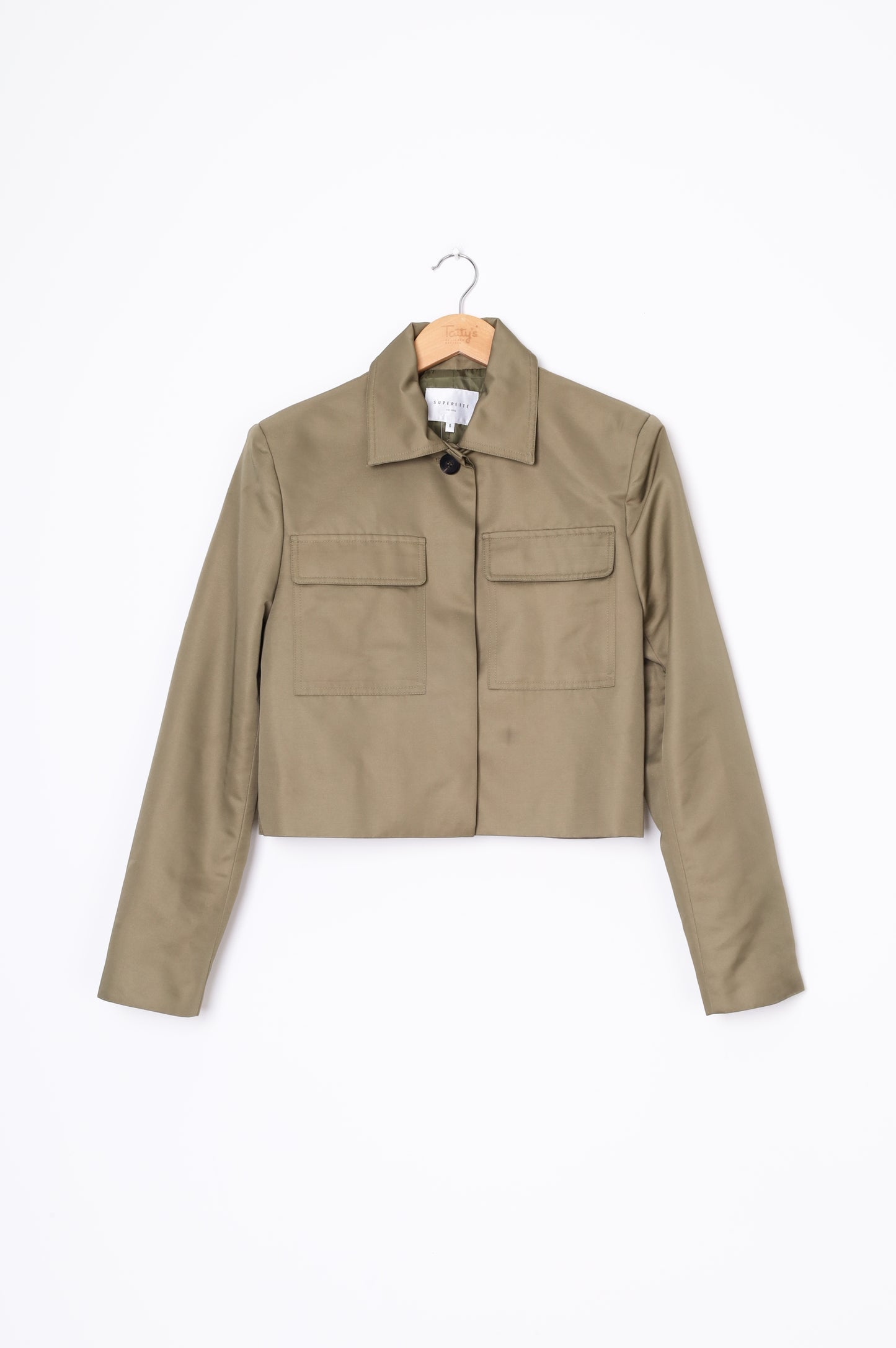 Superette Womens Green Jacket Size 6