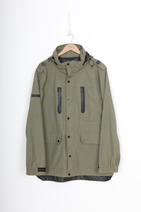 Huffer Mens Green Jacket Size XL