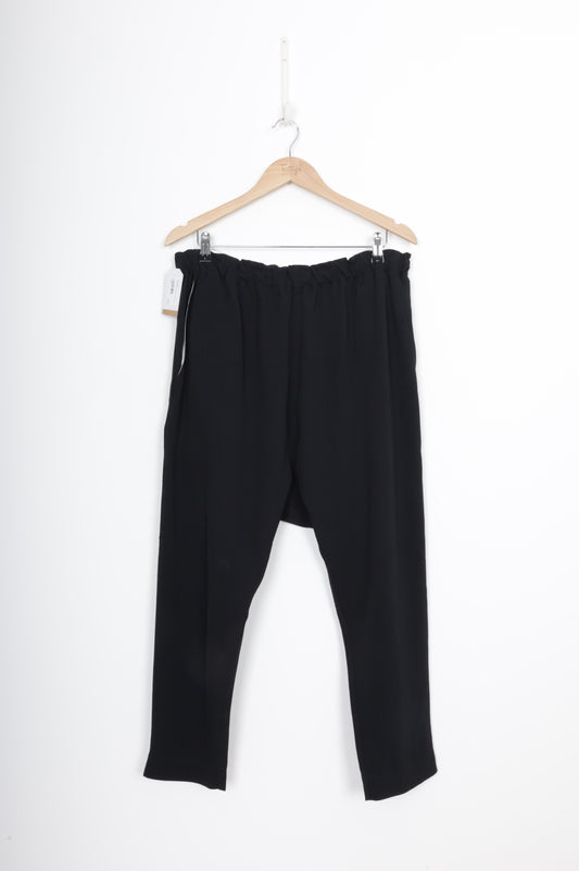 Bassike Womens Black Pants Size 4