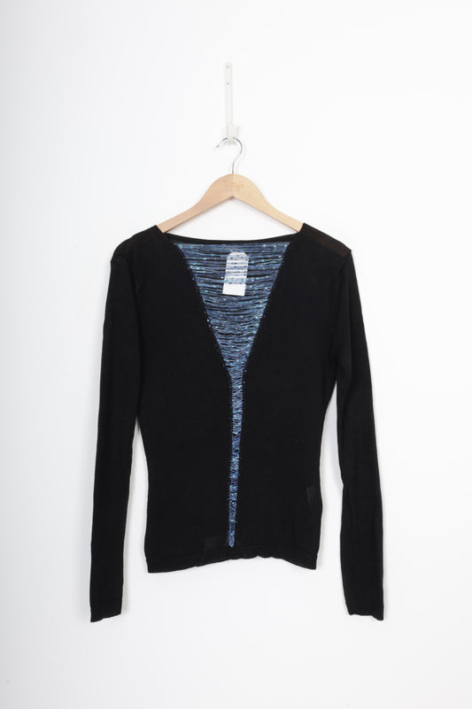 Keith Matheson Luxury Wear Womens Black Jumper Size M