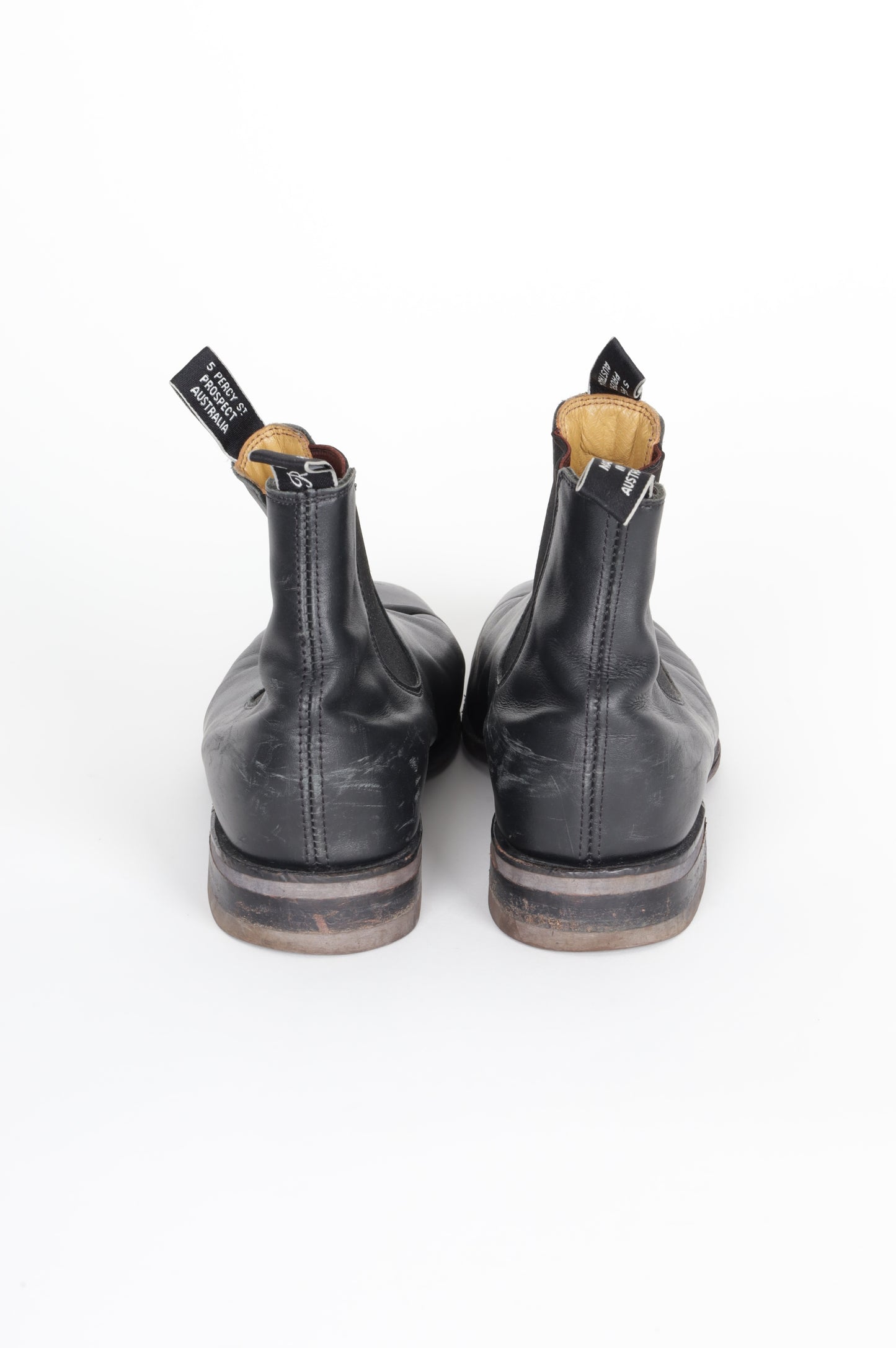 RM Williams Mens Black Boots  Size EU 46