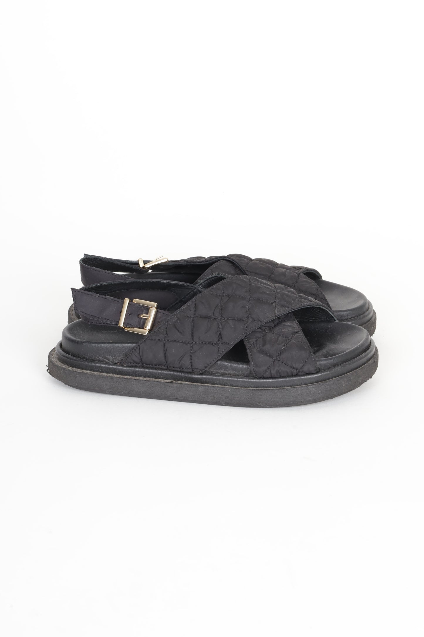 Alohas Womens Black Shoes Size EU 36