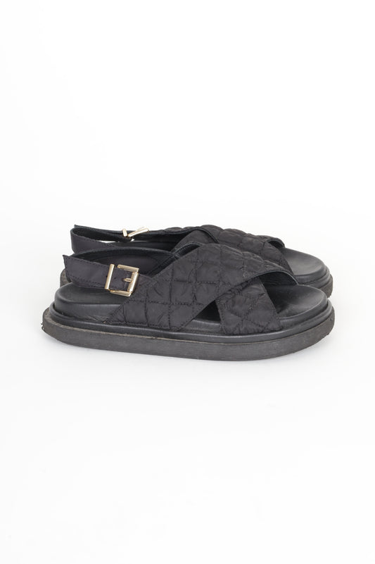 Alohas Womens Black Shoes Size EU 36