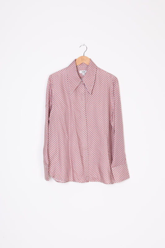 Cos Womens Orange Shirt Size 44