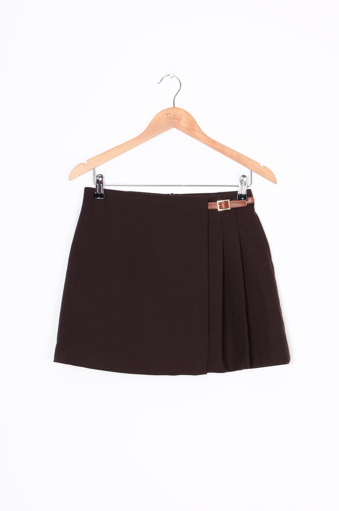 Zara Womens Brown Mini Skirt Size S