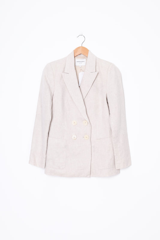 Sportscraft Womens Beige Blazer Size 8