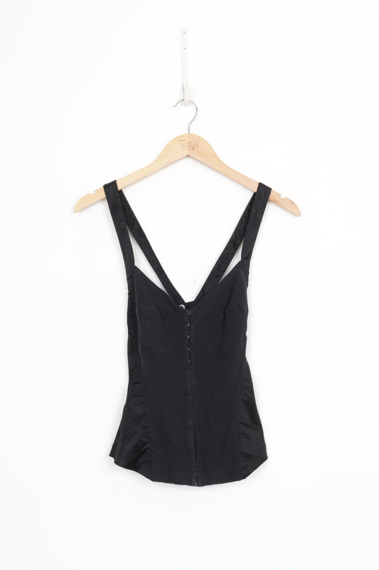 Zambesi Womens Black Top Size 10