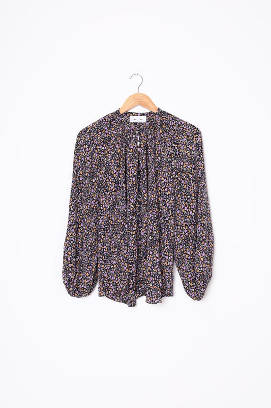 Matteau Womens Black Blouse Size 6