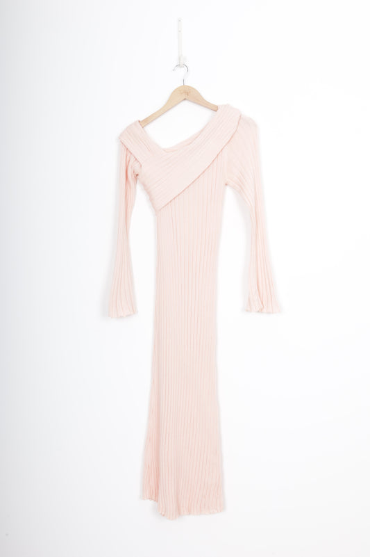 Caitlin Crisp Womens Pink Dress Size 8