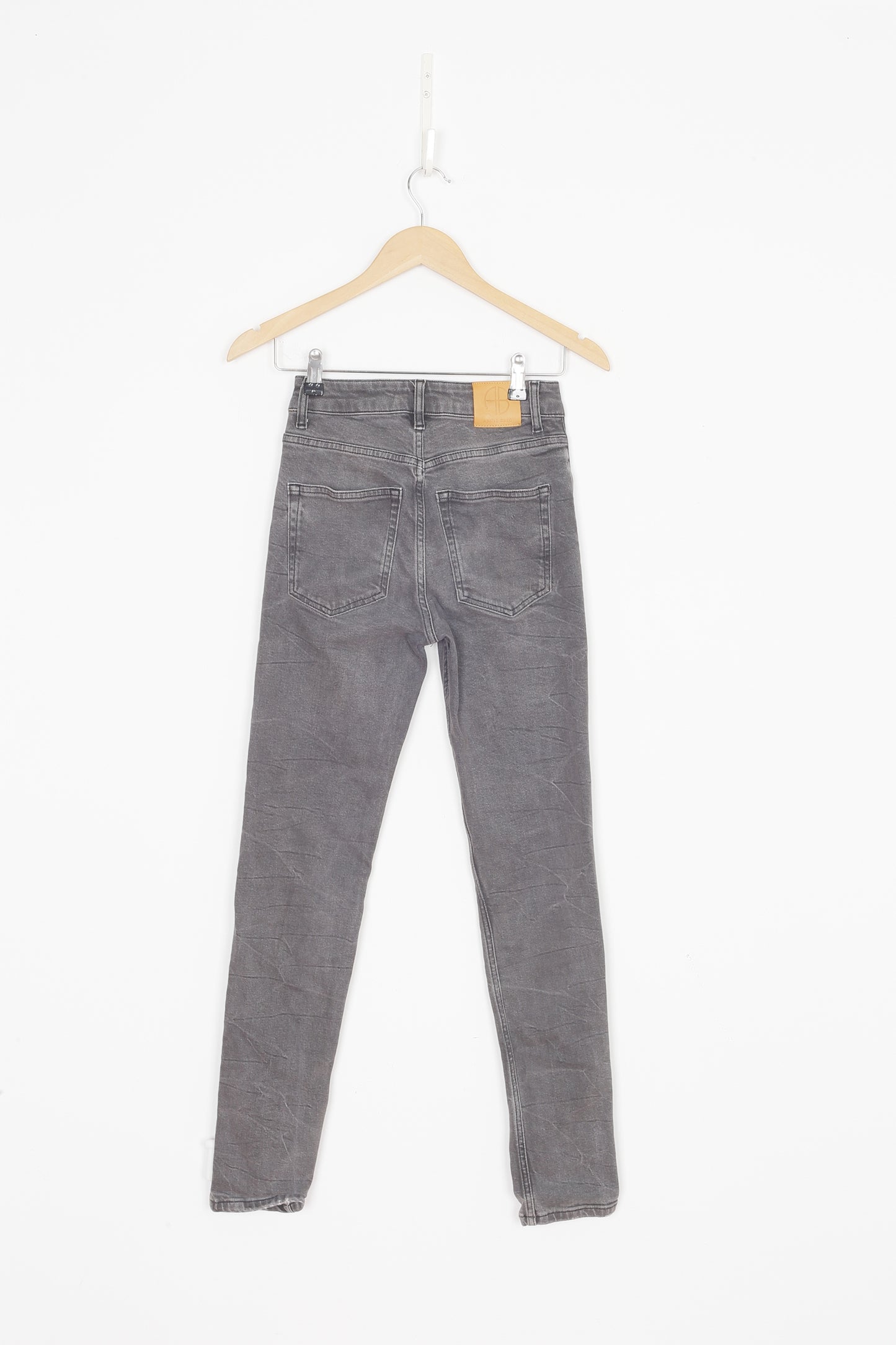 Anine Bing Womens Grey Jeans Size W 25