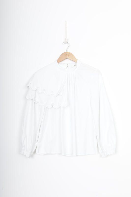 Sea New York Womens White Shirt Size US 6