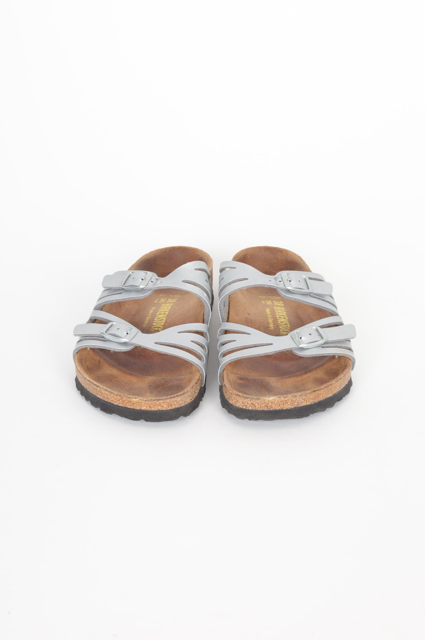 Birkenstock Womens Metallic Shoes Size EU 38