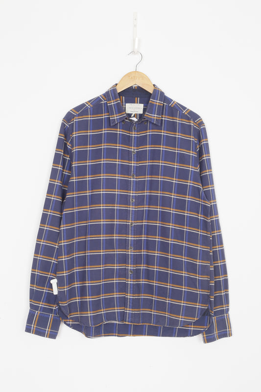 Rag & Bone Mens Blue Shirt Size L