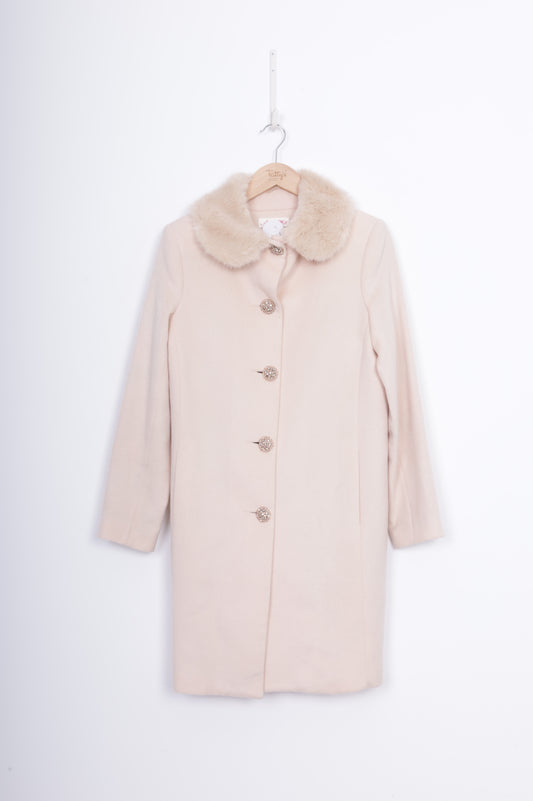 Alannah Hill Womens Pink Coat Size 10