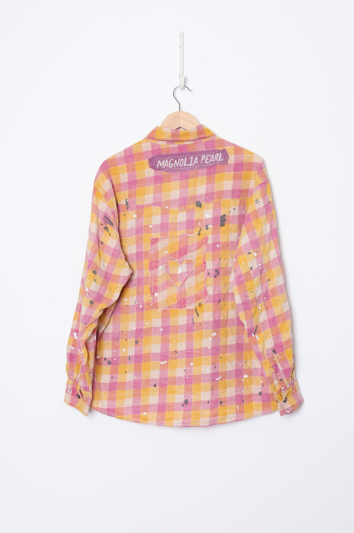 Magnolia Pearl Womens Yellow Shirt Size O/S