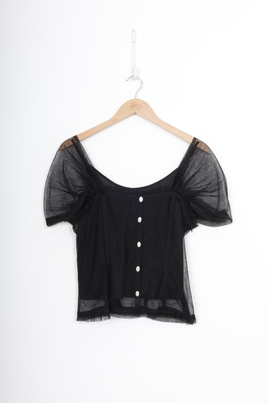 Trelise Cooper Womens Black Top Size 10