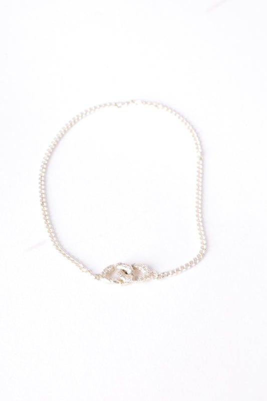 Nootka Unisex Silver Bracelet Size O/S