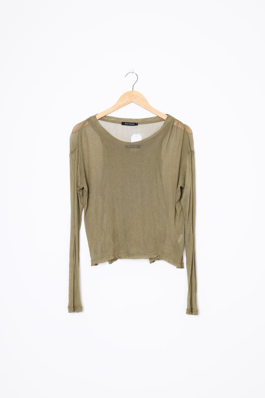 Wynn Hamlyn Womens Green Top Size M