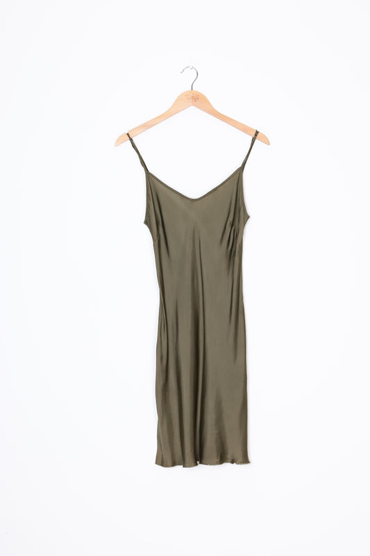 Paris Georgia Basics Womens Green Dress Size M