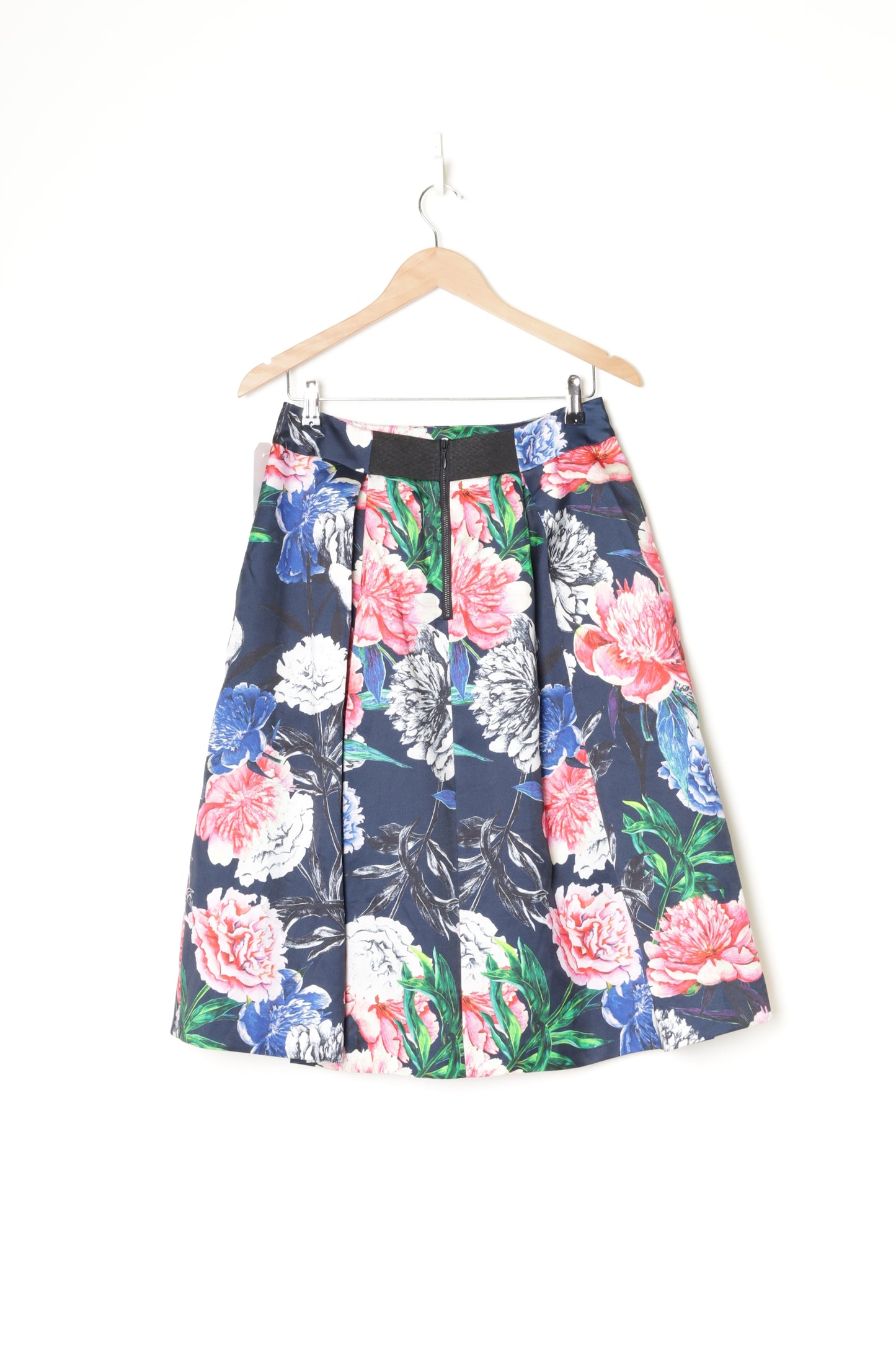 Jacqui-e Womens Blue Skirt Size 10