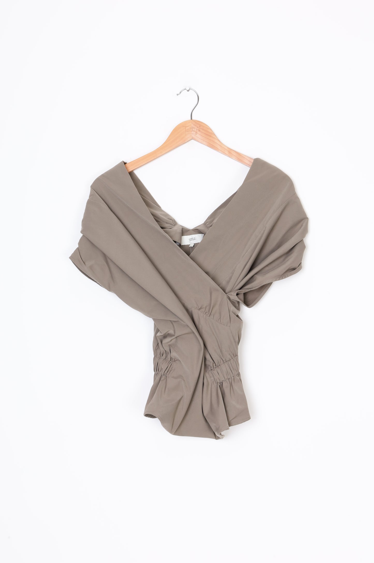 Harris Tapper Womens Khaki Top Size 8