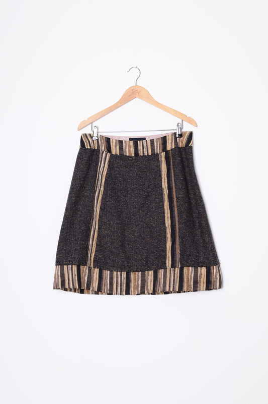 Annah Stretton Womens Black Skirt Size 14
