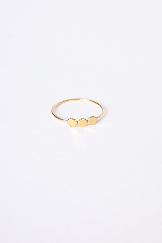 trois petit points Womens Gold Ring Size US 5.5