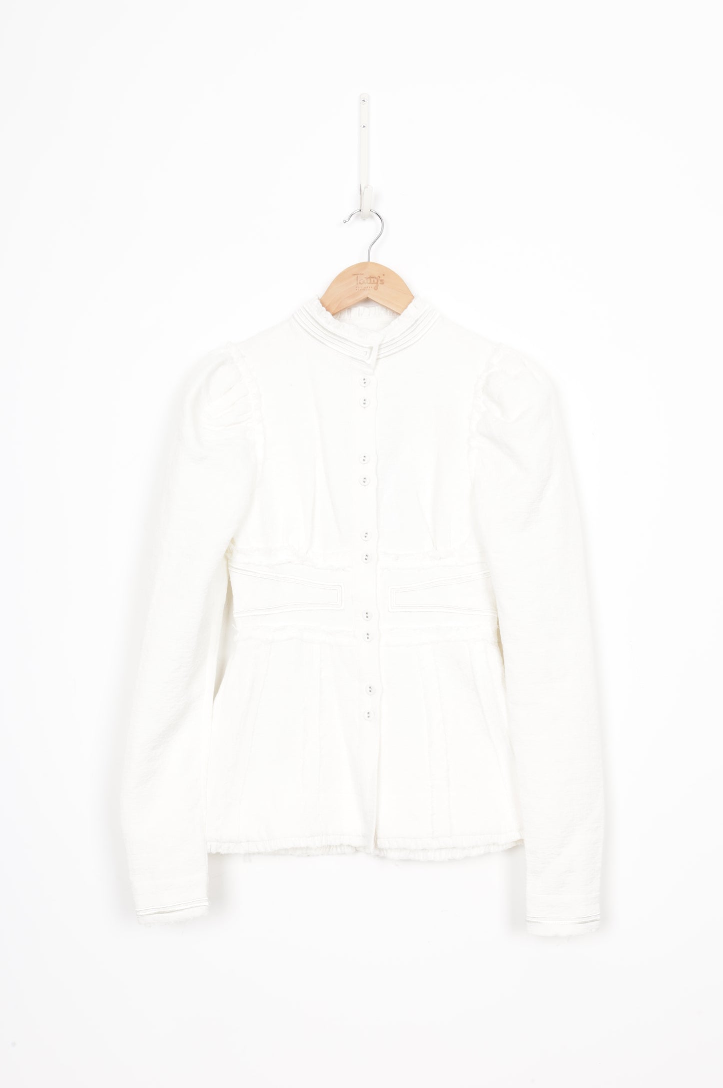 Aje Womens White Jacket Size 6