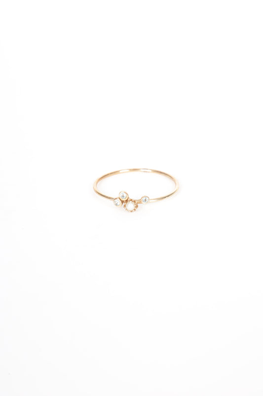 Sarah & Sebastian Womens Metallic Ring Size 6