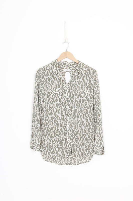 Equipment Femme Womens Green Shirt Size M