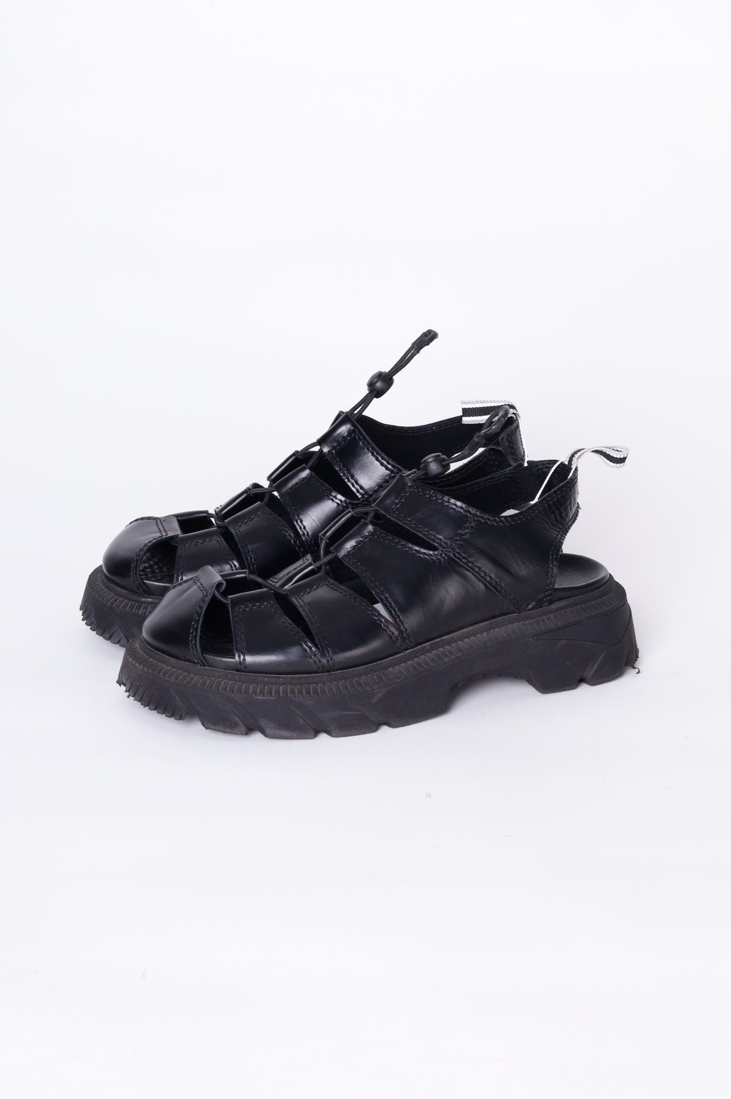 E8 by Miista Womens Black Shoes Size EU 38