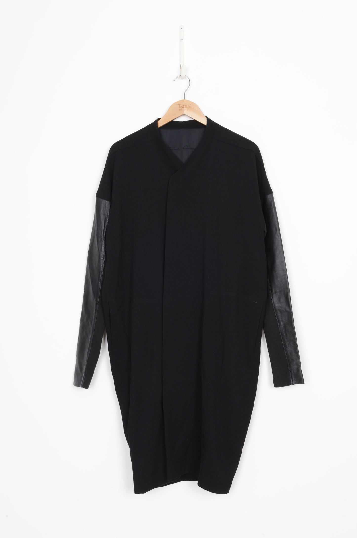 Rick Owens Womens Black Coat Size 10