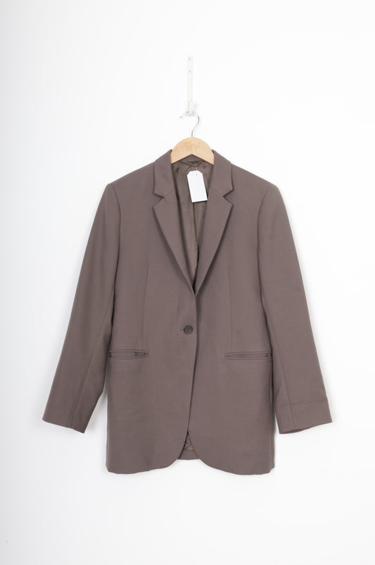 Cos Womens Brown Blazer Size 34