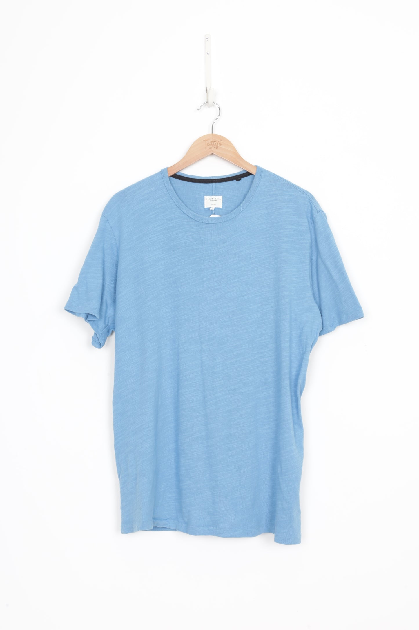 Rag & Bone Mens Blue T-shirt Size XL