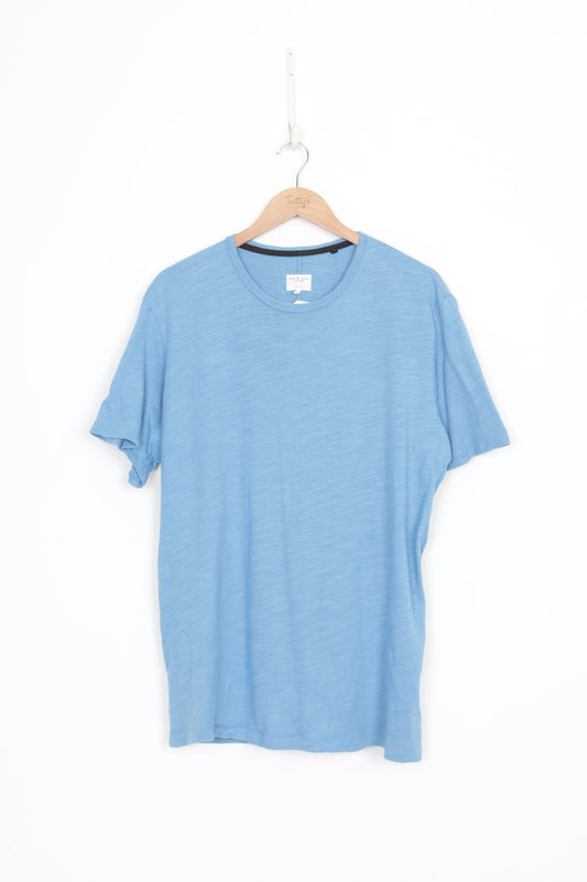 Rag & Bone Mens Blue T-shirt Size XL
