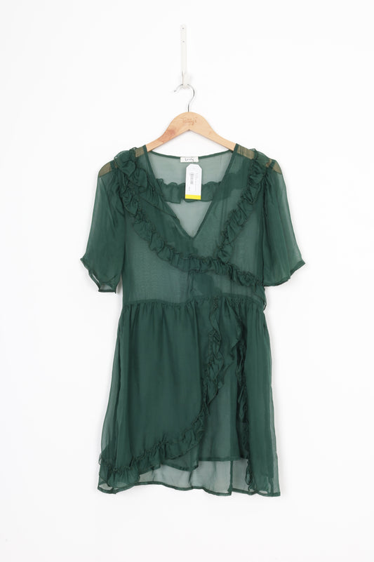 Lonely Womens Green Dress Size S