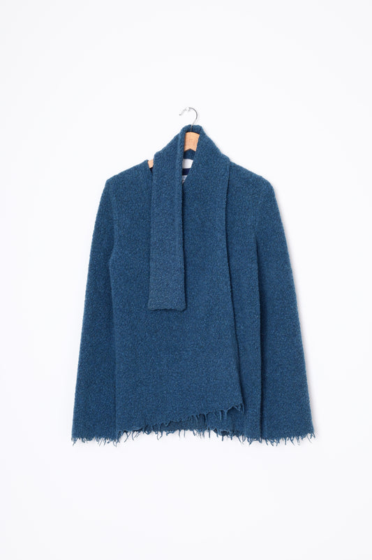 Robyn Mathieson Womens Blue Cardigan Size 12