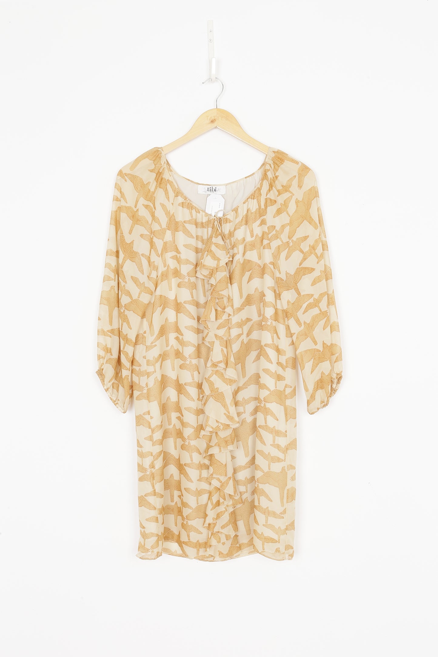 Tibi Womens Cream Dress Size 8