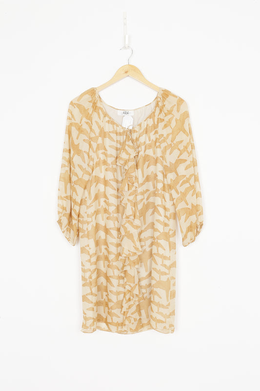 Tibi Womens Cream Dress Size 8