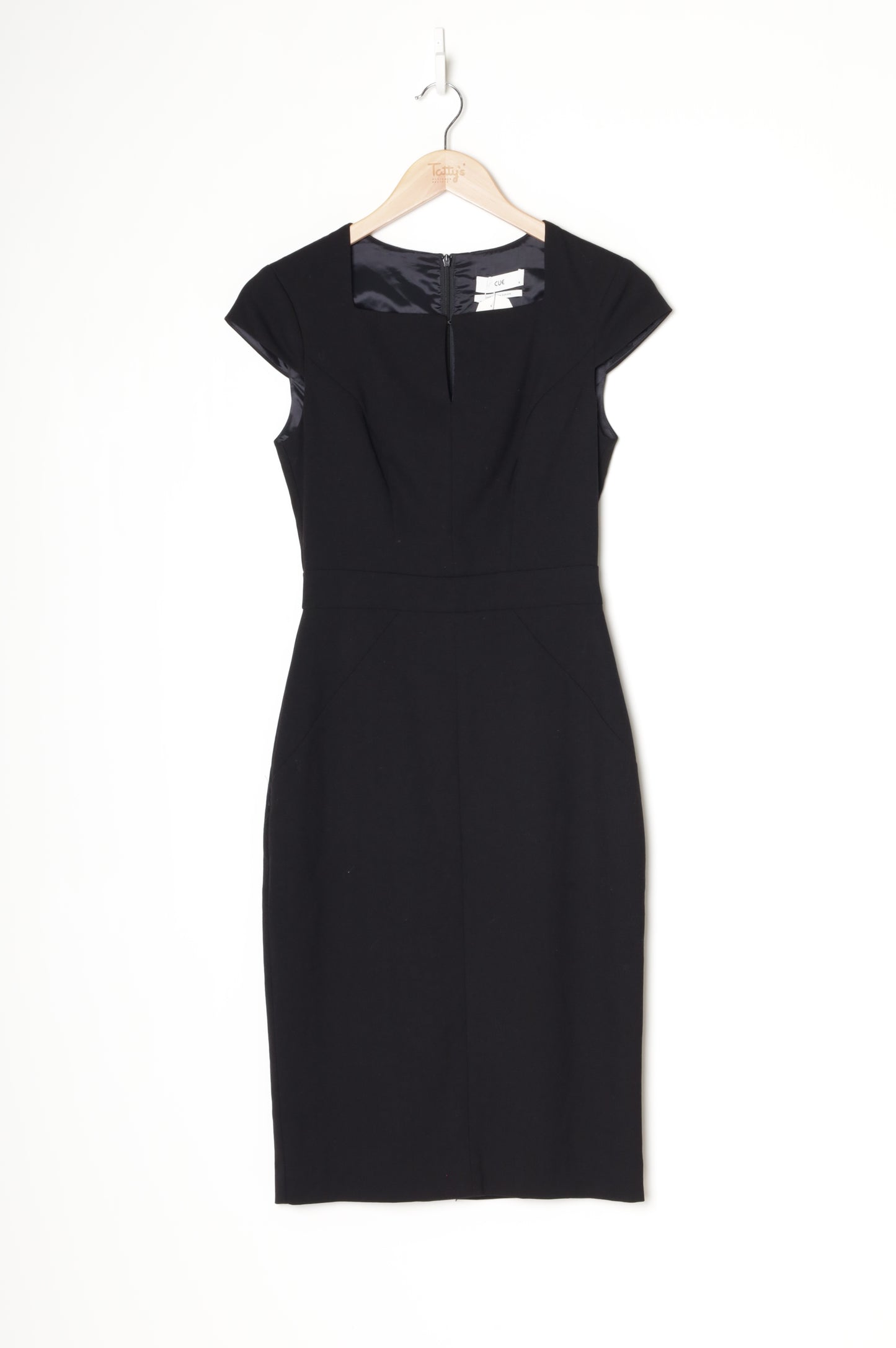 Cue Womens Black Dress Size 6