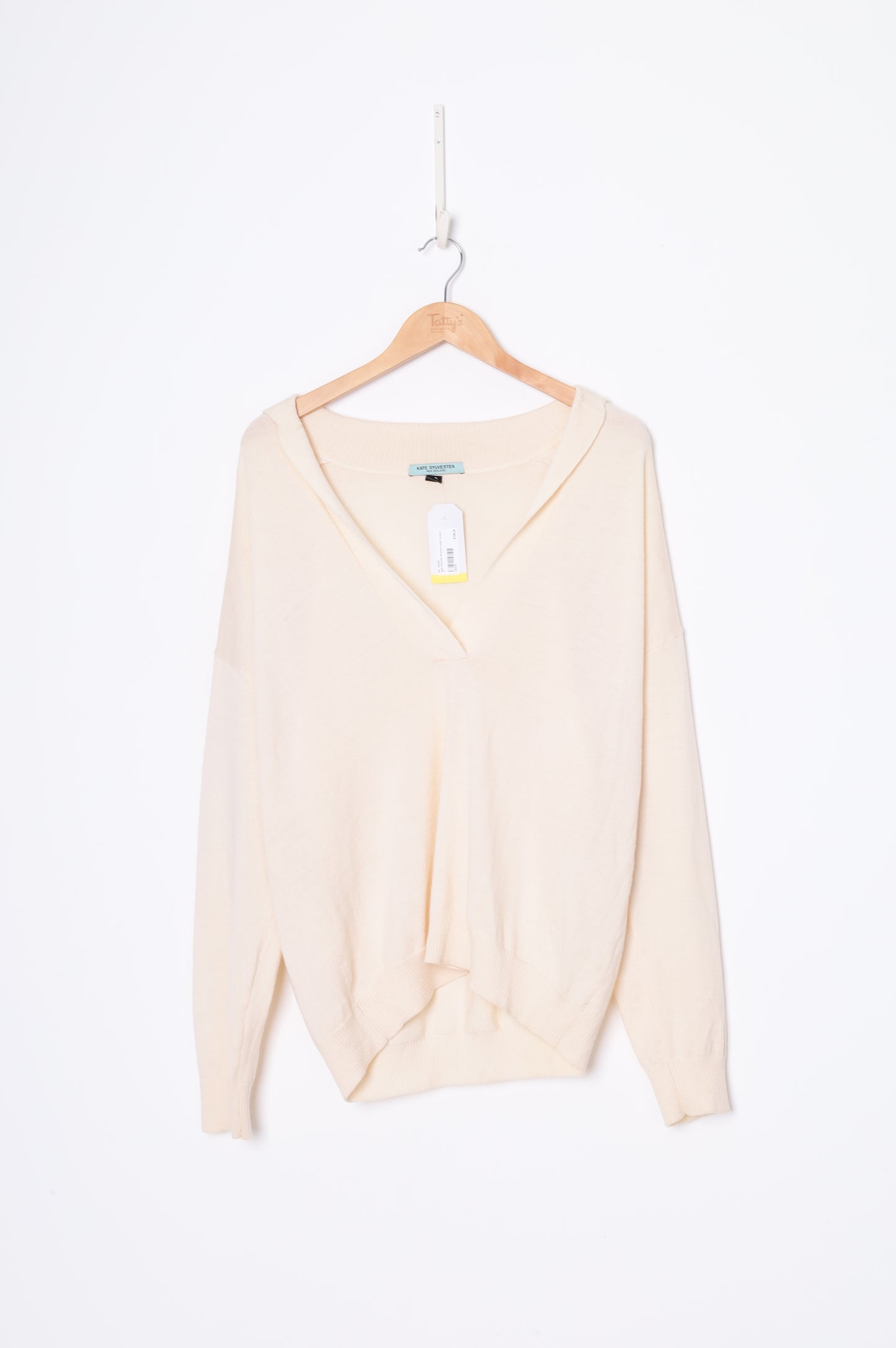 Kate Sylvester Womens Cream Jumper Size S